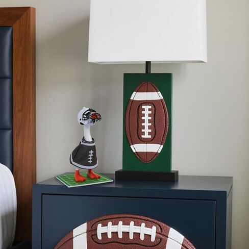 7 Inch Desk Goose Outfit Football Mini Goose Clothes & Football Headwear, Felt Magnetic Desktop Geese Costume, Funny Desk Geese Accessories for Football Fans, Office & Home Decor in Kuwait