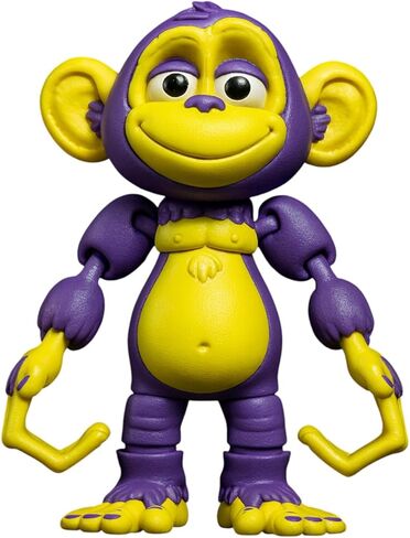 Articulated Monkey Figurine – Playful Desk Fidget for Teens & Adults – Stress Relief & Collectible – 3D Printed in Canada (White) in Saudi Arabia