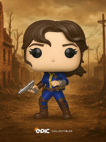 Pop TV: Fallout - Lucy MacLean Vinyl Figure Bundled with Box Protector Compatible for Funko in Saudi Arabia