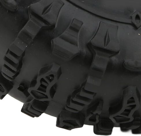 2PCS RC Crawler Rubber Tires with Metal Rim Replacement forCapra 1.9UTB AXI03004 RBX10 Ryft 90048 RR10 RC Crawler Upgrade Parts (Silver) in Saudi Arabia