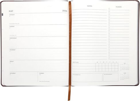 WORLD TRAVELER 2026 Planner Weekly and Monthly - 8'' x 10'' Hard Cover January December Agenda Daily Planner 2026 To Do List, Size 8X10, Green Foral in Saudi Arabia