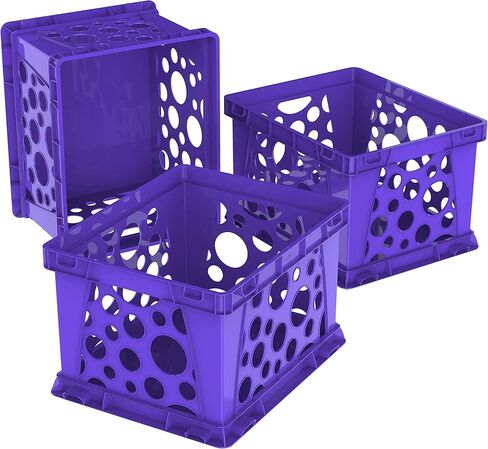 Storex Premium File Crate with Molded Handles – Letter and Legal Document and Folder Storage, Classroom Green 1-Pack (61458A03C) in Saudi Arabia