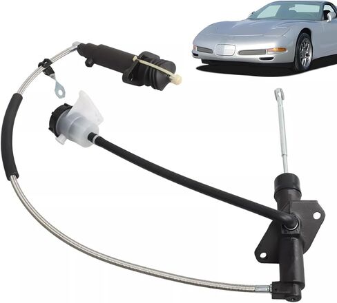 BestParts Pre-Fluid Clutch Master & Slave Cylinder Assembly Compatible with Pontiac Firebird 1993-1995; Chevrolet Camaro 1993-1997 3.8L V6 & 5.7L V8 Replace CRS031 PF9074 in Saudi Arabia