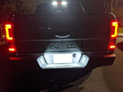 iJDMTOY OEM-Fit Xenon White 3W Full LED License Plate Light Kit Compatible with Ford 2019-23 Ranger & 2012-23 International Versions, Powered by 18-SMD LED Diodes in Saudi Arabia