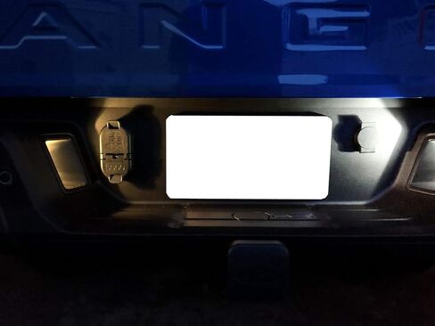 iJDMTOY OEM-Fit Xenon White 3W Full LED License Plate Light Kit Compatible with Ford 2019-23 Ranger & 2012-23 International Versions, Powered by 18-SMD LED Diodes in Saudi Arabia