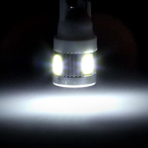 Cciyu 194 مصابيح LED ساطعة للغاية T10-6-5730-SMD ضوء مصباح لوحة ترخيص ضوء مصباح إسفين T10 168 2825 W5W حزمة بيضاء من 2 in Saudi Arabia