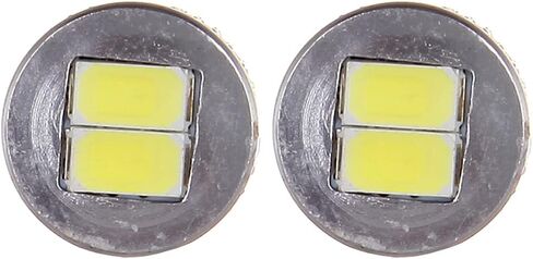 Cciyu 194 مصابيح LED ساطعة للغاية T10-6-5730-SMD ضوء مصباح لوحة ترخيص ضوء مصباح إسفين T10 168 2825 W5W حزمة بيضاء من 2 in Saudi Arabia