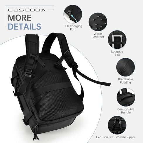 40x30x20cm Travel Bag, Expandable Carry on Backpack 30-35L, 40x30x25cm Personal Item Bag,15.6inch Laptop Backpack with Shoe Compartment and Wet Pockets,Mochila de Viaje in Saudi Arabia