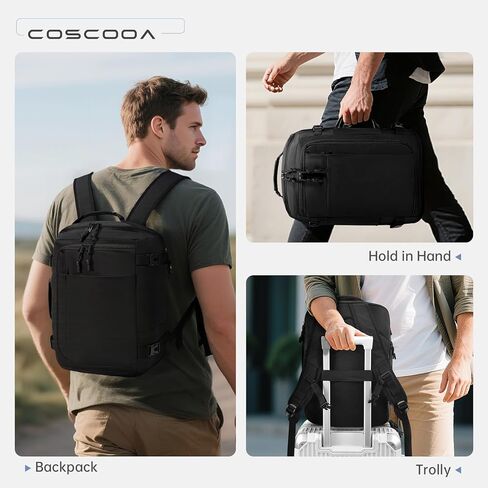 40x30x20cm Travel Bag, Expandable Carry on Backpack 30-35L, 40x30x25cm Personal Item Bag,15.6inch Laptop Backpack with Shoe Compartment and Wet Pockets,Mochila de Viaje in Saudi Arabia