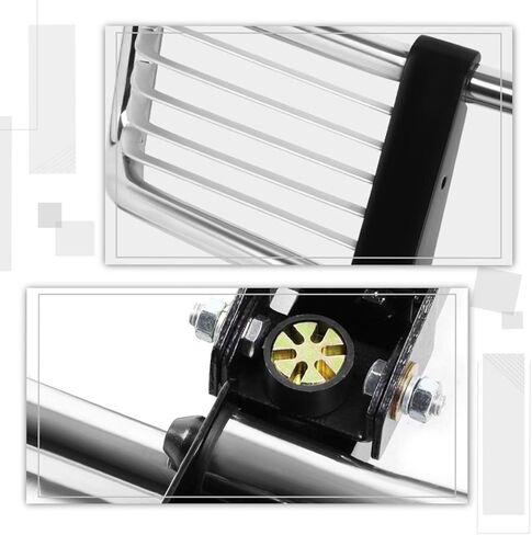 Compatible with Mercedes Benz G500 99-12 Front Bumper Brush Grille Guard Protector,Chrome in Saudi Arabia
