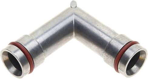 KarParts360 For Pontiac Grand Prix 1997-2008 Heater Inlet Hose Elbow Upper | Aluminum | 22MM End 1 Outside Diameter | Replacement For 19310305 in Saudi Arabia