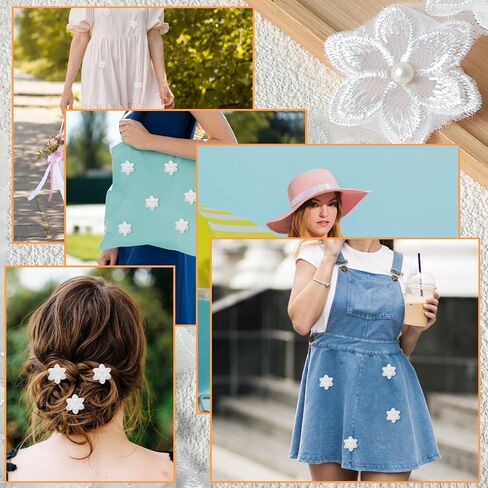 2 ياردة الدانتيل الأبيض اللؤلؤ الشريط الأبيض زهرة الدانتيل اللؤلؤ تقليم المطرزة الخياطة زين 3D الزهور خياطة على بقع النسيج زين خليط DIY بها بنفسك الخياطة الحرف فستان الزفاف ديكور المنزل in Kuwait