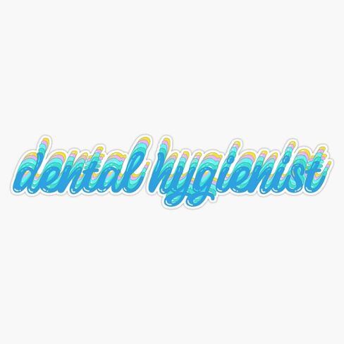 Dental Hygienist GTD Sticker Vinyl Waterproof Sticker Decal Car Laptop Wall Window Bumper Sticker 5" in Saudi Arabia