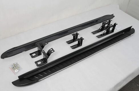 2PCS Running Boards for Lexus RX 350 450h 2016-2020 Black Side Steps Complete Kit Car Nerf Bar New Upgrade Black Panel with Anti-Slip Particles(for Dedicated Vehicles only) in Saudi Arabia