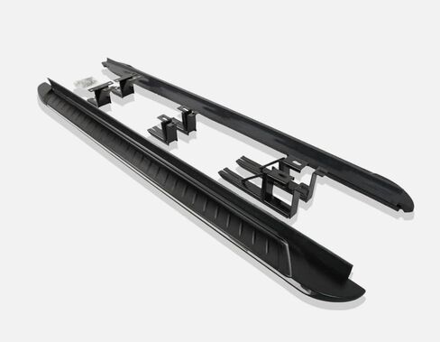 2PCS Running Boards for Lexus RX 350 450h 2016-2020 Black Side Steps Complete Kit Car Nerf Bar New Upgrade Black Panel with Anti-Slip Particles(for Dedicated Vehicles only) in Saudi Arabia