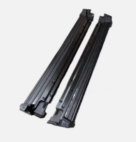 قطعتان من لوحات الجري لبنز W464 G-Class W463 G63 G350 G500 2019-2025 مجموعة كاملة من الخطوات الجانبية للسيارة Nerf Bar لوحة سوداء مطورة جديدة مع جزيئات مضادة للانزلاق (للمركبات المخصصة فقط) in Saudi Arabia