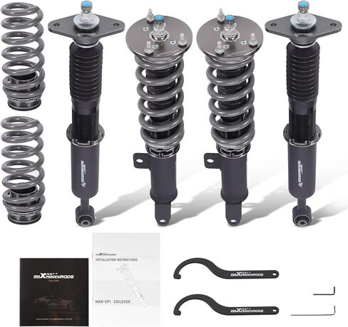 maXpeedingrods Coilover for Dodge Charger RWD 2011-2022, for Chrysler 300 RWD 2011-2023, 24 Levels Damper Adjustable Coilovers Suspension Kit, Height Adjustable Lowering Kit, T7 Upgrade Racing Struts in Saudi Arabia