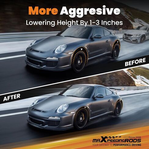 maXpeedingrods Coilover for Dodge Charger RWD 2011-2022, for Chrysler 300 RWD 2011-2023, 24 Levels Damper Adjustable Coilovers Suspension Kit, Height Adjustable Lowering Kit, T7 Upgrade Racing Struts in Saudi Arabia