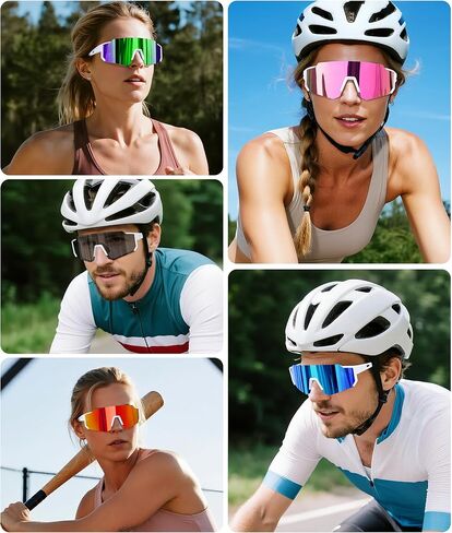 STORYCOAST Polarized Sports Sunglasses for Men Women,Driving Fishing Cycling Mountain Bike Sunglasses UV400 Protection in Kuwait