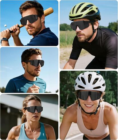 STORYCOAST Polarized Sports Sunglasses for Men Women,Driving Fishing Cycling Mountain Bike Sunglasses UV400 Protection in Saudi Arabia