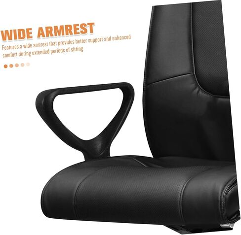 Veemoon 2pcs Ergonomic Office Chair Armrests Replacement Parts Wide Armrest Design for Comfort Support Easy Installation in Saudi Arabia