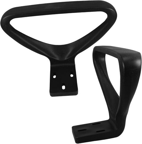 DOITOOL 2pcs Ergonomic Office Chair Armrests Replacement Arm Covers for Desk Executive Swivel Chairs Sturdy Materials Easy to Install in Saudi Arabia