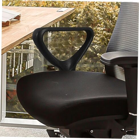 DOITOOL 2pcs Ergonomic Office Chair Armrests Replacement Arm Covers for Desk Executive Swivel Chairs Sturdy Materials Easy to Install in Saudi Arabia