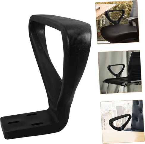 DOITOOL 2pcs Ergonomic Office Chair Armrests Replacement Arm Covers for Desk Executive Swivel Chairs Sturdy Materials Easy to Install in Saudi Arabia