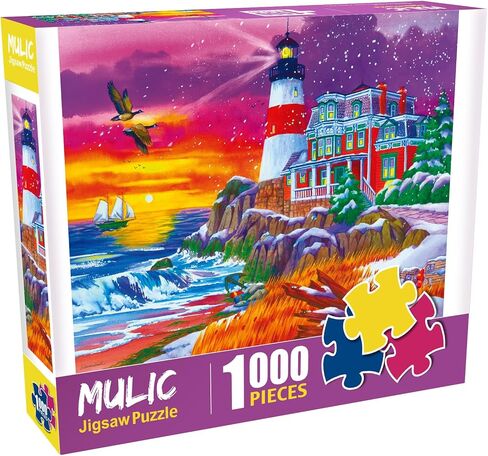 1000 Pieces Jigsaw Puzzles for Adults - Difficult Puzzles for Adults Challenging - Woodland Caravan Camping in Saudi Arabia