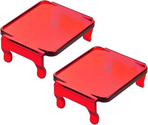 LED Pods Covers Black AKD Part 3 Inch Offroad Driving Lights LED Pods Work Lights Cover Light Bar Covers LED Cubes Covers PC Protective Lens Covers for SUV ATV UTV Marine in Saudi Arabia