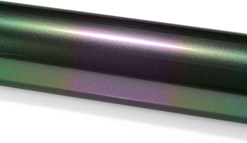 1FTx5FT PET Galaxy Dust Gloss Violeta Green Chameleon Metallic Color Shift Color Change Vinyl Wrap Auto Car Sticker Decal Film Sheet Bubble Free Air Release Technology with Tool Set in Saudi Arabia