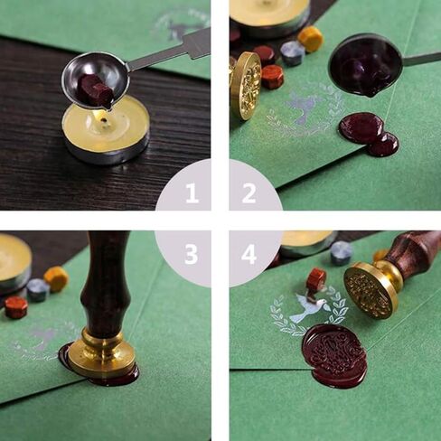 Letter M Wax Seal Stamp Copper 25mm Vintage Detachable Sealing Stamp Brass and A Wood Handle Pattern Stamp Head Letter Invitation Card Wedding Gift Package Holidays in Saudi Arabia