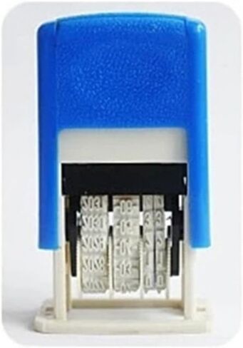 DIY Handle Account Date Stamps Stamping Automatic Ink Return Mini for Office Supplies in Saudi Arabia