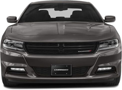 iPick Image for Dodge Charger 3D Logo on Black Stainless Steel License Plate - Official Licensed in Saudi Arabia