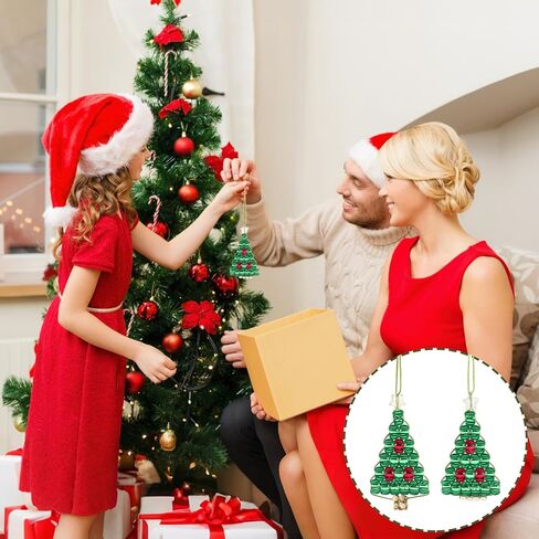 6 Sets DIY Christmas Crafts for Adults Families Beaded Ornament Kit for Christmas Tree Makes Holiday Decorations Xmas Party Favor Supplies Gifts in Saudi Arabia