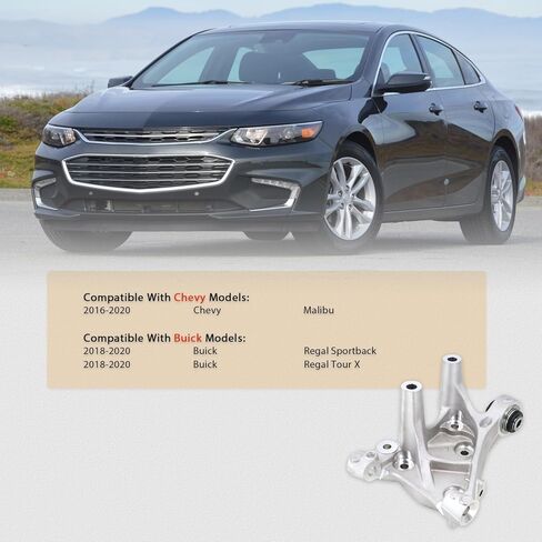 Rear Left and Right Suspension Spindle Knuckle Compatible with 2016-2020 Chevy Malibu 2018-2020 Buick Regal Sportback 2016-2020 Buick Regal Tour X Replace#22949386 22949387 in Saudi Arabia