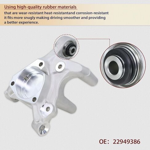 Rear Left and Right Suspension Spindle Knuckle Compatible with 2016-2020 Chevy Malibu 2018-2020 Buick Regal Sportback 2016-2020 Buick Regal Tour X Replace#22949386 22949387 in Saudi Arabia