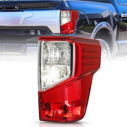 مجموعة مصابيح الذيل متوافقة مع 2017-2023 Nissan Titan/2016-2023 Titan XD المصابيح الخلفية للمصابيح الخلفية للفرامل متضمنة الجانب الأيمن للركاب in Kuwait