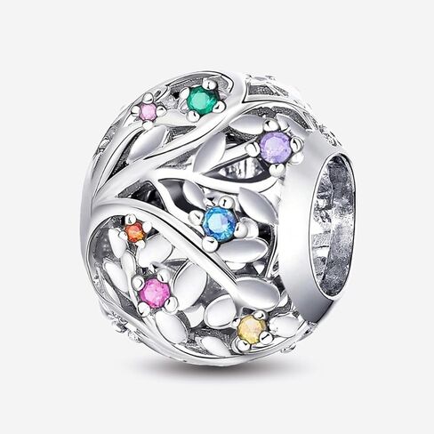1Pc Silver Plated Fashionable Sisters perfume Cake Sun Moon Animals Series for Women Bracelets Bangles DIY Jewelry Making And Daily Outfit Matching Jewelry Decoration gifts for women mom in Saudi Arabia