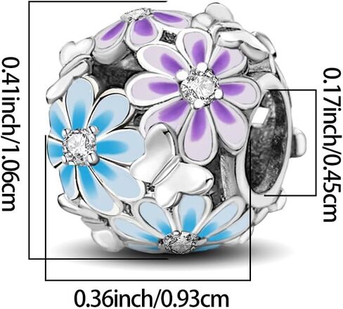 1Pc Silver Plated Fashionable Sisters perfume Cake Sun Moon Animals Series for Women Bracelets Bangles DIY Jewelry Making And Daily Outfit Matching Jewelry Decoration gifts for women mom in Saudi Arabia