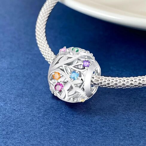 1Pc Silver Plated Fashionable Sisters perfume Cake Sun Moon Animals Series for Women Bracelets Bangles DIY Jewelry Making And Daily Outfit Matching Jewelry Decoration gifts for women mom in Saudi Arabia