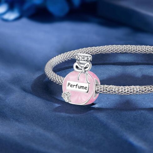 1Pc Silver Plated Fashionable Sisters perfume Cake Sun Moon Animals Series for Women Bracelets Bangles DIY Jewelry Making And Daily Outfit Matching Jewelry Decoration gifts for women mom in Saudi Arabia