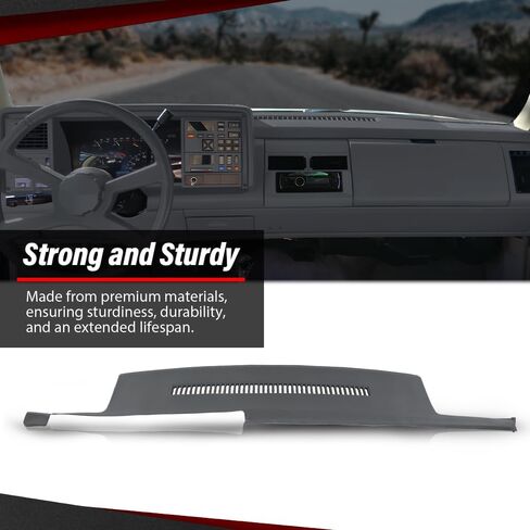 Dashboard Dash Cover Compatible with Chevy GMC Blazer Suburban Yukon C/K R20 R30 V30 R2500 R3500 V3500 1992-1994 Red in Saudi Arabia