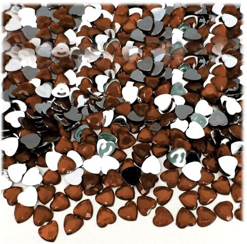 The Crafts Outlet 144pc Rhinestones Heart 6mm - 30ss Multi Assortment in Saudi Arabia