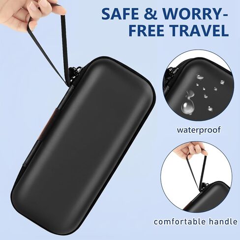 Insulin Cooler Travel Case, Portable Temperature Display Medicine Travel Cooler, Diabetes Case with 2 Reusable Ice Packs TSA Approved for Diabetic Supplies Patent Pending(Seafoam) in Kuwait