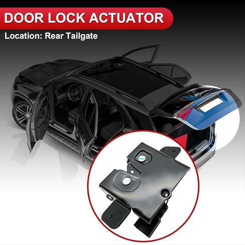 4 Pins Rear Trunk Latch Tailgate Door Lock Actuator Compatible with Buick Enclave/Cadillac Escalade SRX/Chevrolet Captiva Sport Equinox Tahoe Traverse/GMC Acadia Terrain Yukon 931-299 in Saudi Arabia