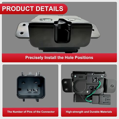 4 Pins Rear Trunk Latch Tailgate Door Lock Actuator Compatible with Buick Enclave/Cadillac Escalade SRX/Chevrolet Captiva Sport Equinox Tahoe Traverse/GMC Acadia Terrain Yukon 931-299 in Saudi Arabia