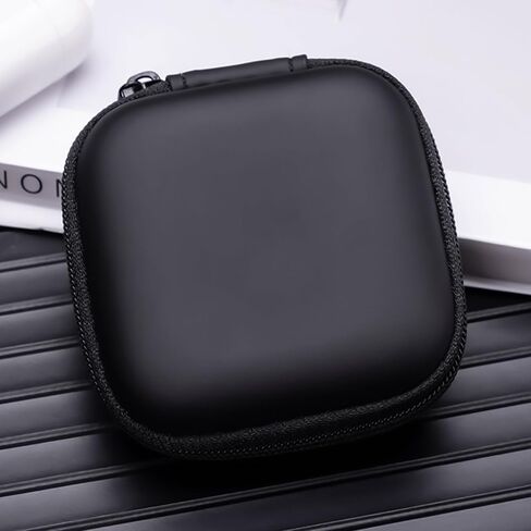 Small Square Hard Drive Case, Portable Carrying Case for Flash Drives, Earbuds, or Travel Cord Organizer, Compact Computer Hard Drive Bags & Cases in Saudi Arabia