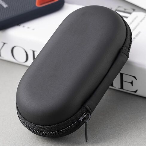 Small Square Hard Drive Case, Portable Carrying Case for Flash Drives, Earbuds, or Travel Cord Organizer, Compact Computer Hard Drive Bags & Cases in Saudi Arabia