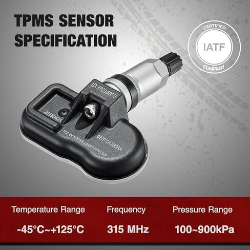 BDFHYK 315MHZ TPMS Tire Sensor Compatible with Lincoln Mazda and Mercury Tire Pressure Monitor System Sensor 6F2Z1A189A, 7L1Z1A189A, 1 Peice in Kuwait